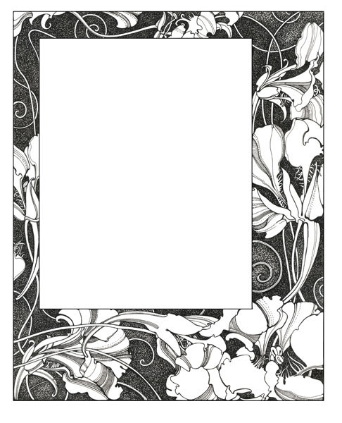 Оборочная иллюстрация "Настурции"