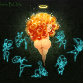 Из серии голопопики-священная вуду муза