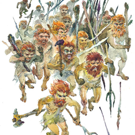 Рони Старший "Борьба за огонь"