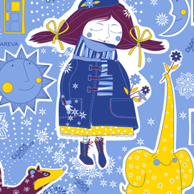 Принт "Зимний сон"