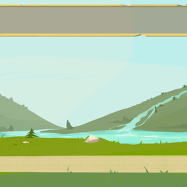 Концепт окружения для мобильной игры