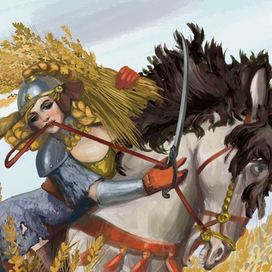 Девушка на коне