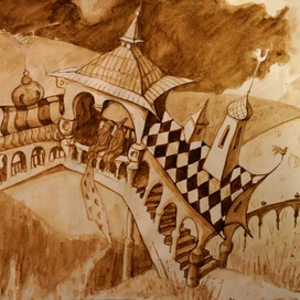 "Мирная война"  Эскиз 1