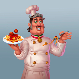 Персонаж повар 
