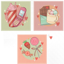 Иллюстрации для мини-открыток