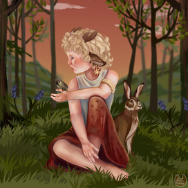 Ребенок, Фавн, Оленёнок