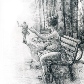 Иллюстрации к книге Натальи Гуровой "Всё это жзнь"