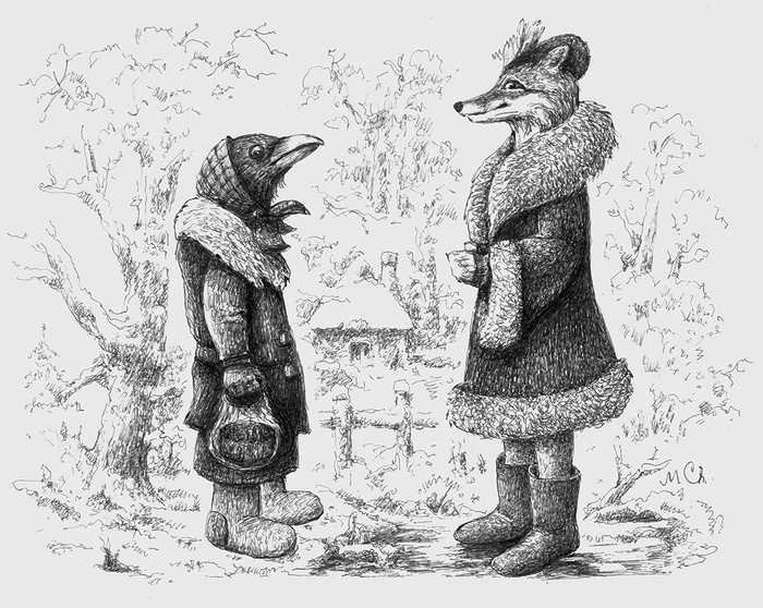 Ворона и Лисица