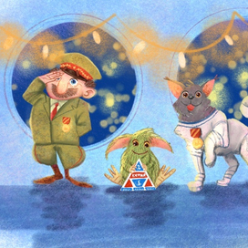 серия иллюстраций для детской книжки 