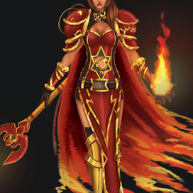 Разработка персонажа "Воительница"