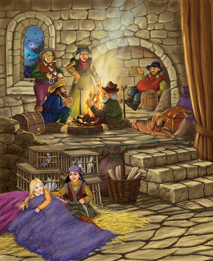 В гостях у разбойницы