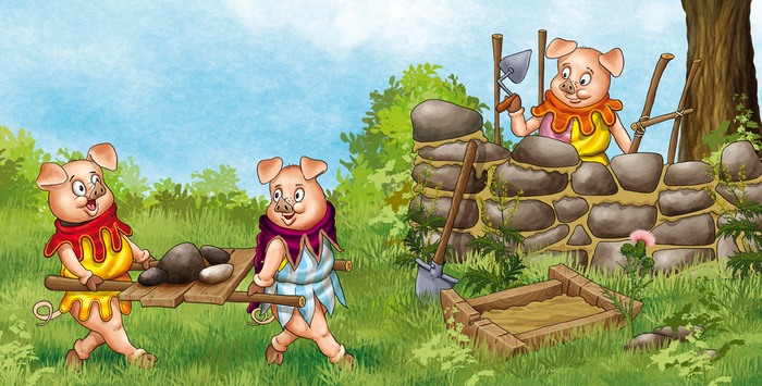 3 поросёнка