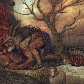 огр и старое дерево