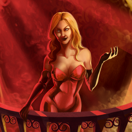 Иллюстрация по мотивам Devil May Cry