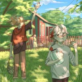 Лето в деревне