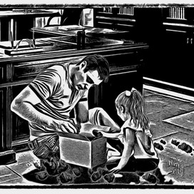 Иллюстрация для книги "Летаргия". В.Голдберг. 