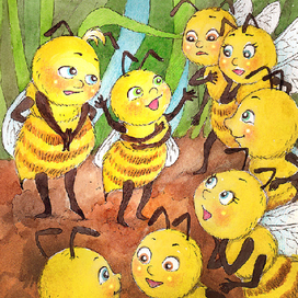 Разноцветные приключения. Рассказ о полете.