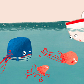 Иллюстрации к мультфильму "Вот твоя мама"