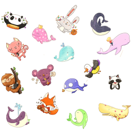 Стикеры-животные