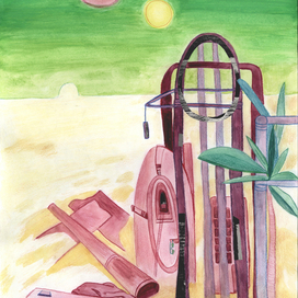 Принт из серии постеров