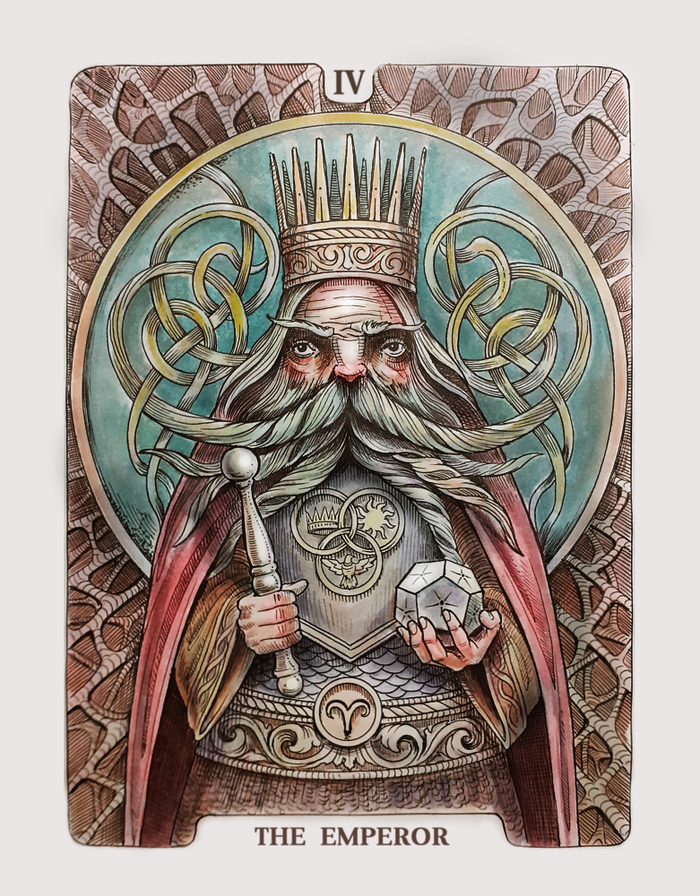 Tarot 4 . The Emperor.