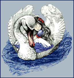 Девочка и лебедь