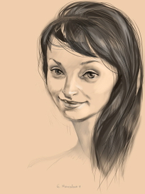 портрет насти