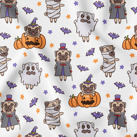 Хелоуин мопсы