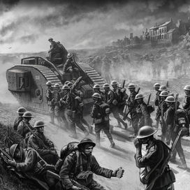 К линии фронта.