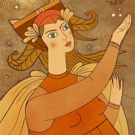 Стрекоза (Из серии "Почтовые открытки Феечек")