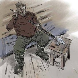  Евгений Рудашевский "Охота" La Pensée Russe 2012 г.