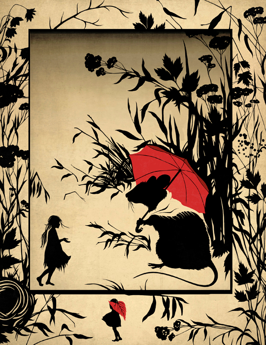 Иллюстрация к сказке Х.К.Андерсена "Дюймовочка"