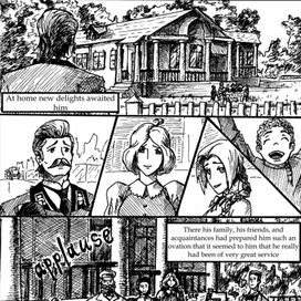 Одна из страниц на международный конкурс комиксов от ClipStudio