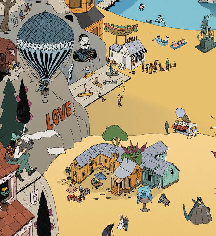 Плакат про город Ханко - детали 4