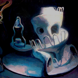 Сцена: "Город в лунном свете"