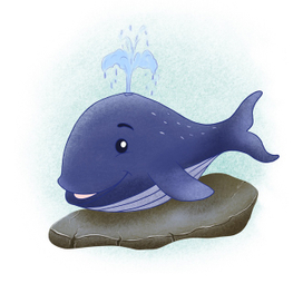 Маленький китёнок