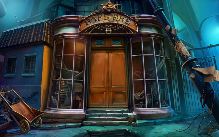 Книжный магазин. Локация.