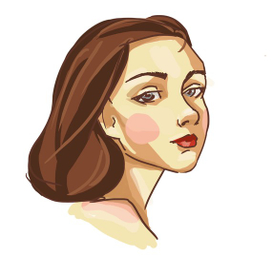 Скетч девушки