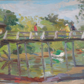 Горбатый мостик. Соломбала.