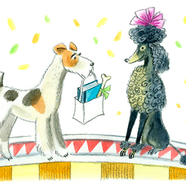 Татьяна Макарова "Снег отправляется в город" иллюстрация