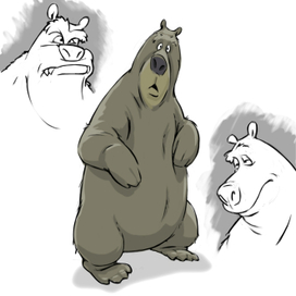 медведь - персонаж для сказки