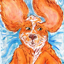 Иллюстрация к книге "Мой друг Рыжик"