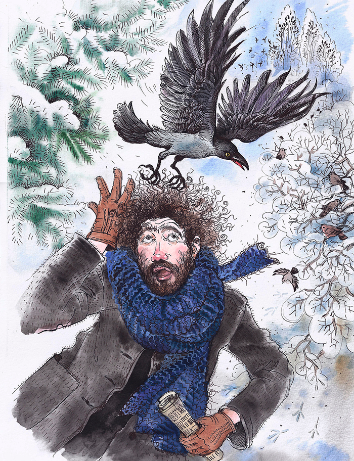 Летучий  злодей.