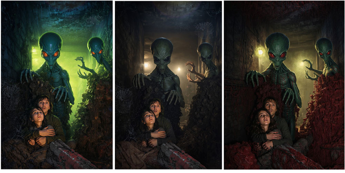 Концепты обложки -"Война миров" Г.Уэлс