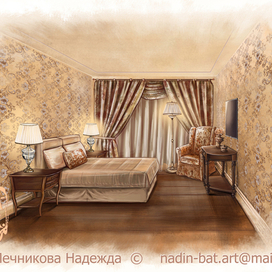 Интерьер спальни №2.