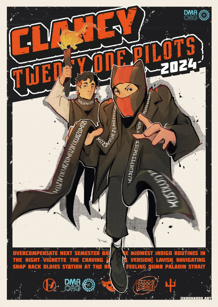 плакат TWENTY ONE PILOTS