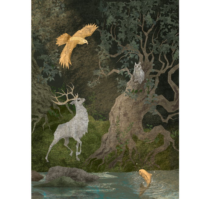 Иллюстрация для книги «Cristal Rose and the Paths of Wisdom»