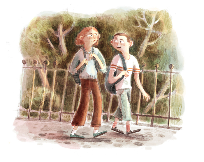 Matilda and Sam after school