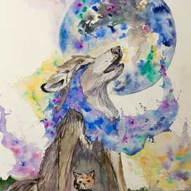 Волк и котёнок