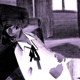 Иллюстрация к новелле «Покойник» Павла Антропова